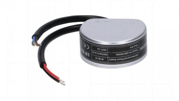 Zasilacz hermetyczny do puszki 12V 25W