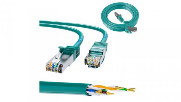 Patchcord LAN Miedź Kabel sieciowy skrętka 1Gbit/s Extralink Kat.6 FTP 5m