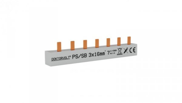 Szyna łączeniowa sztyftowa PS/S 3F 7Mod 16mm2 5125