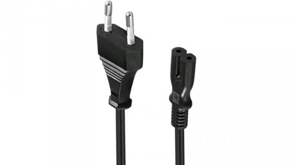 Kabel zasilający CEE 7/16 - IEC 320 C7 230V 3m VA0140 Vayox