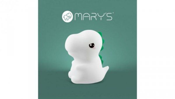 MARYS LAMPKA NOCNA LED RGB T-REX