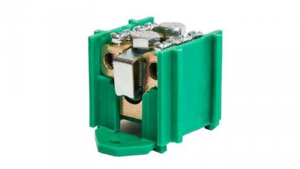 Listwa zaciskowa odgałęźnik WLZ 1 x 70mm2 + 4 x 25mm2 Zielony WLZ-70/4x25/Z