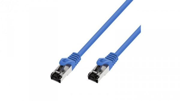 Patchcord LAN Miedź Kabel sieciowy skrętka Extralink Kat.8.1 S/FTP 3m 40G Niebieski