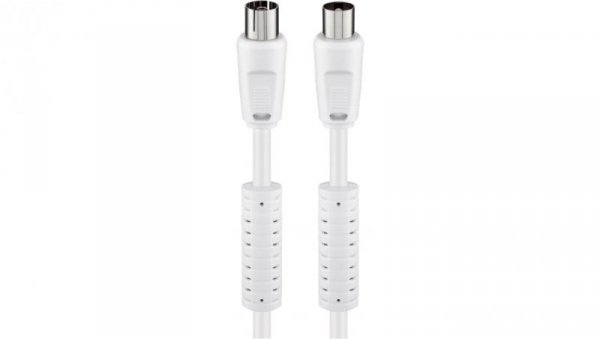 Kabel antenowy (80 dB), filtr ferrytowy, podwójne ekranowanie - Długość kabla 3.5 m