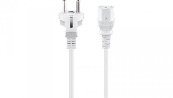 Kabel przyłączeniowy do urządzeń chłodniczych, 5 m, biały - Długość kabla 5 m