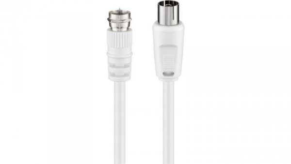 Kabel przyłączeniowy SAT/antenowy ( 70 dB), podwójne ekranowanie - Długość kabla 2.5 m