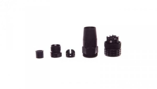Konektor prosty żeński M12 4 piny, XZCC12FDP40B