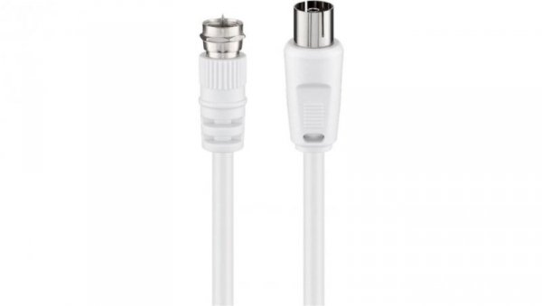 Kabel przyłączeniowy SAT/antenowy ( 70 dB), podwójne ekranowanie - Długość kabla 1.5 m