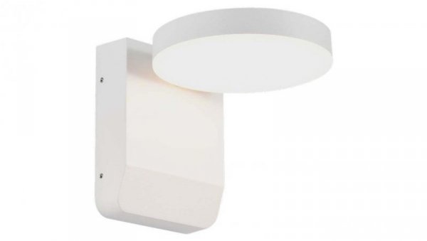 Lampa ścienna okrągła, kinkiet 350st LED 17W 2480lm 3000K biały barwa WW biała ciepła IP65 V-TAC VT-11020-RD-W