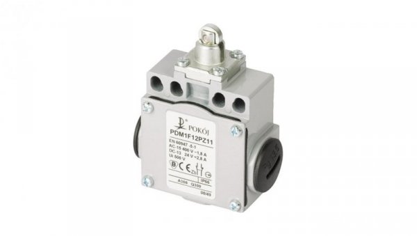 Wyłącznik krańcowy 1R 1Z migowy popychacz stalowy z rolką stalową Ø11 PDM1F12PZ11 A37-5660