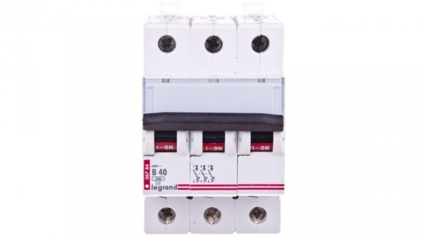 Wyłącznik nadprądowy 3P B 40A 10kA AC S313 TX3 404130