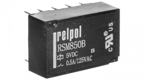 Przekaźnik subminiaturowy-sygnałowy 2P 0,5A 5V DC PCB RSM850B-6112-85-1005 2611711