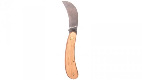 Nóż monterski sierpak drewniane okładki 17B639