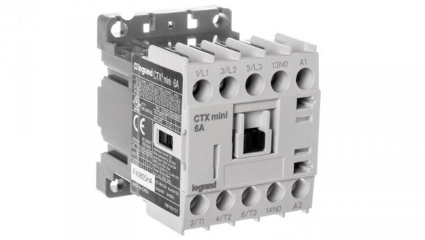 Stycznik mocy 6A 3P 230V AC 1Z 0R CTX3 MINI 417006
