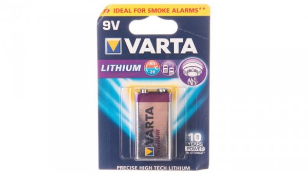 Bateria litowa 6LR61 / PP3 9V PROFESSIONAL LITHIUM