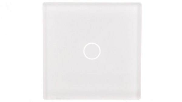 TouchMe Mały panel szklany, łącznik pojedynczy, biały TM530W