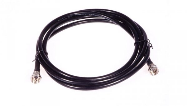 Przewód antenowy satelitarny F 1,8m czarny LIBOX LB0070