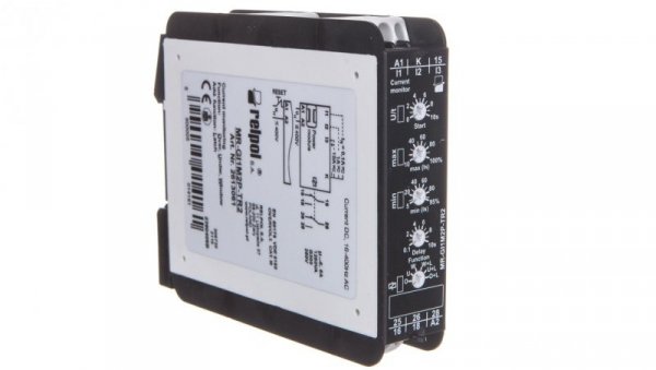 Przekaźnik kontroli prądu 1-fazowy 2P 5A 12-400V AC 0,1-1-10A AC/DC MR-GI1M2P-TR2 2613061