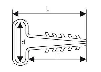 UCHWYT WBIJANY DO PRZEWODÓW PŁASKICH UWP-2 (100szt.)