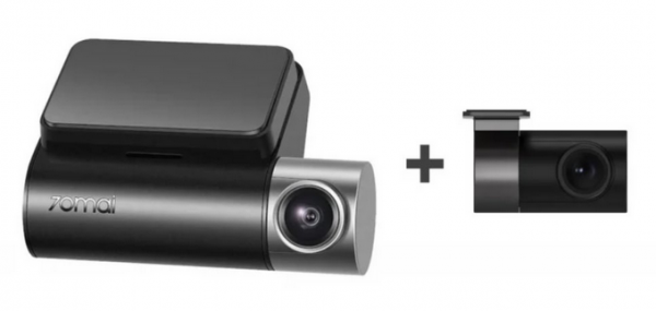 Wideorejestrator 70mai Smart Dash Cam Pro Plus A500S 2.7K/WiFi/GPS + kamera tylna RC06