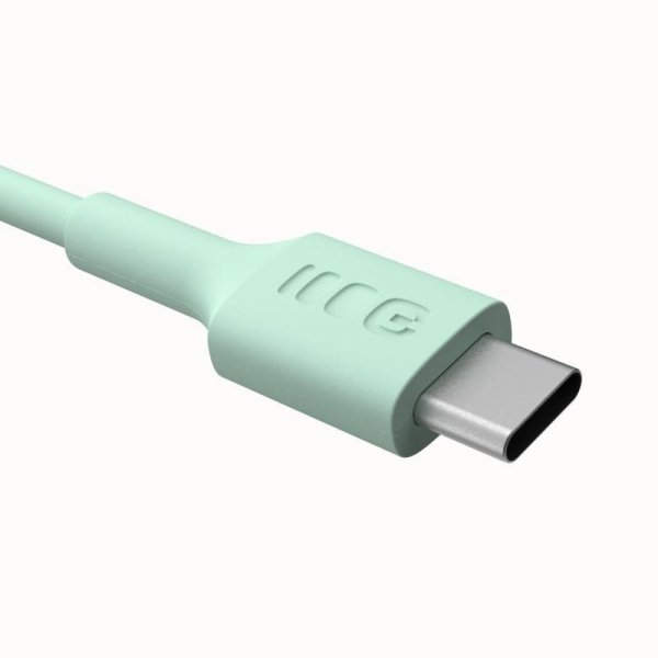 KABEL USB-C / USB-C Greencell PowerFlex 200cm PD 100W zielony silikonowy