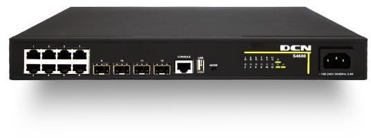 SWITCH DCN S4600-12X-P-SI L2 8xPoE+/4xSFP+ (125W)