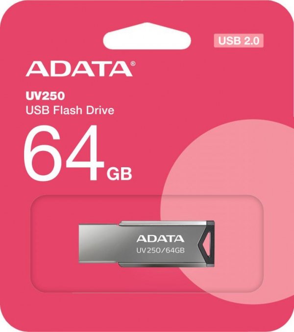 Adata Pendrive UV250 64GB USB2.0 Metal