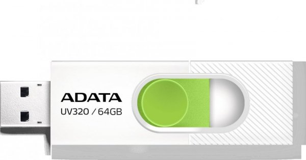 Adata Pendrive UV320 64GB USB 3.2 Gen1 Biały