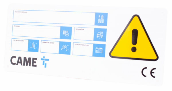 Zestaw CAME BX STRONG TOP do 800kg bram przesuwnych