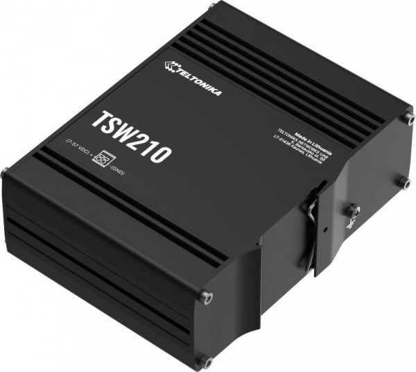 Teltonika TSW210 switch przemysłowy 8xGE 2xSFP PoE+ (TSW210000040) DIN