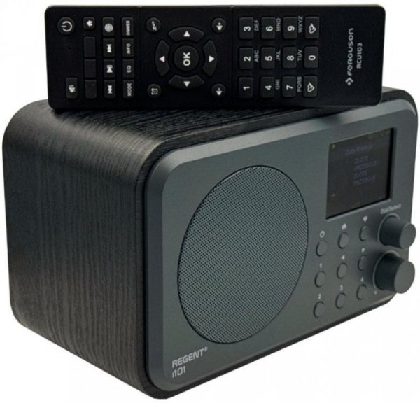 Radio internetowe Ferguson Regent i101 | DAB+ | FM RDS / Akumulator 2000 mAh (Czarne)