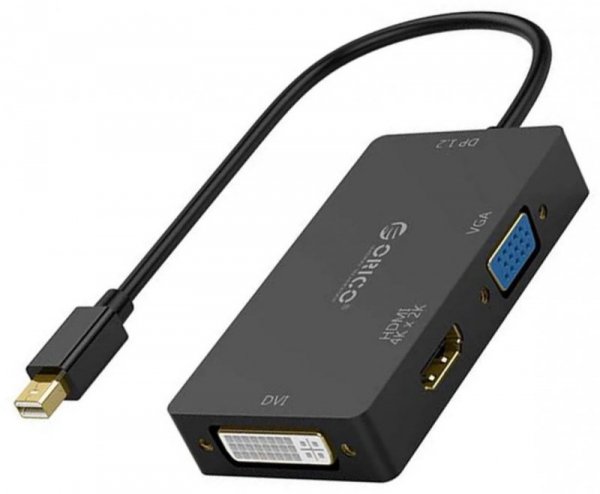 Adapter Orico mini DisplayPort na HDMI, VGA, DVI