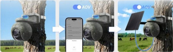 Kamera IP Ezviz EB8 PRO 4G Ranger Kit 8MP z panelem słonecznym 8W 4G Wi-Fi moro