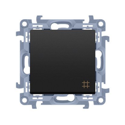 KONTAKT SIMON 10 MODUŁ CZARNY MAT ŁĄCZNIK KRZYŻOWY ZACISKI ŚRUBOWE 10AX 250V