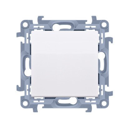 KONTAKT SIMON 10 MODUŁ BIAŁY ŁĄCZNIK KRZYŻOWY BEZ PIKTOGRAMU ZACISKI ŚRUBOWE 10AX 250V
