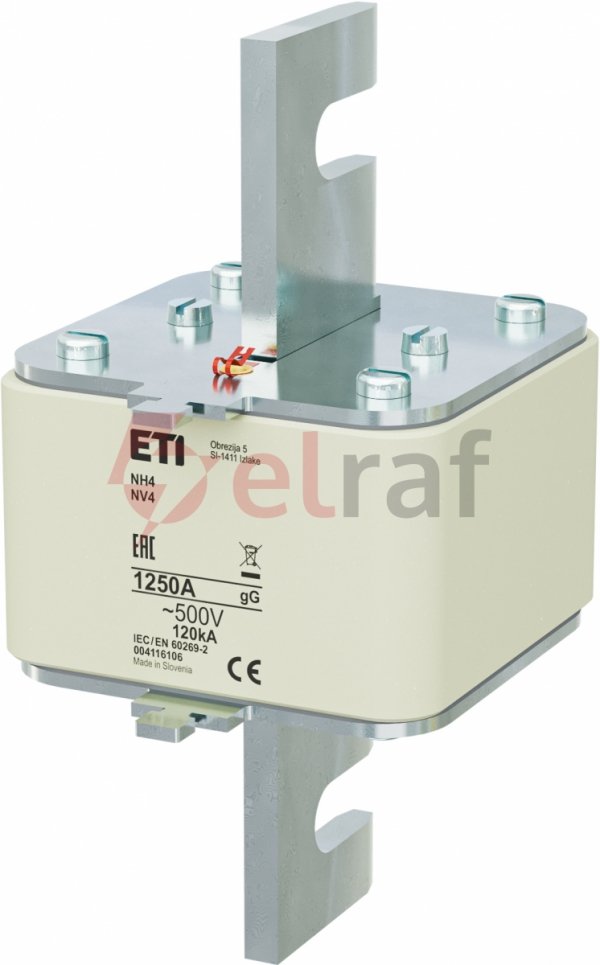 Wkładka bezpiecznikowa NH4 1250A gG 500V WT-4 004116106