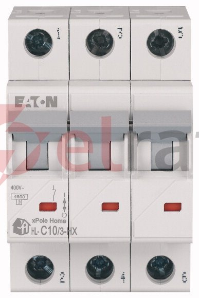Wyłącznik nadprądowy 3P C 10A 6kA AC xPole Home HN-C10/3 194889