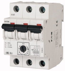 Z-MS-16.0/3 WYŁĄCZNIK SILNIKOWY 16.0A 230V AC 10KA