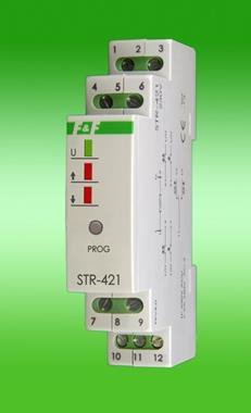 STR-421 STEROWNIK ROLET 2-PRZYCISKOWY 2A 1M 230V AC
