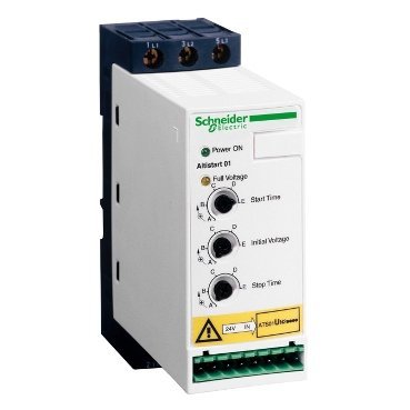 Schneider Electric Układ łagodnego rozruchu ATS01 3 fazowe 380/415VAC 50/60Hz 5.5kW 12A IP20, ATS01N212QN