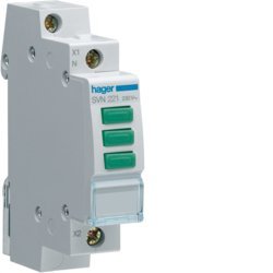 SVN221 LAMPKA SYGNALIZACYJNA 3X 230V AC 1M ZIELONY