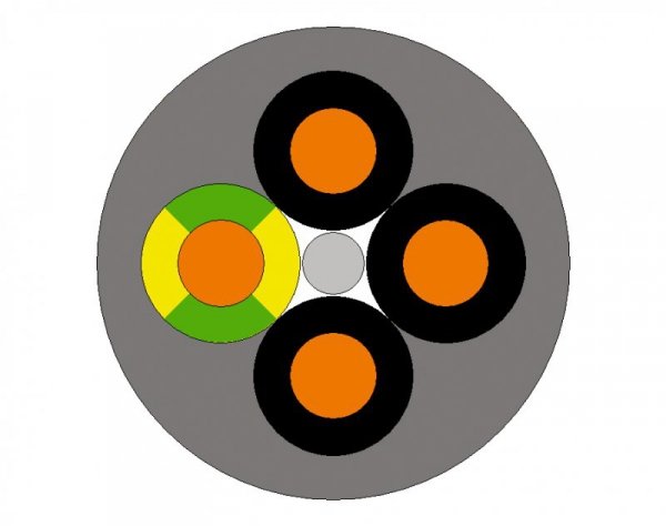 OLFLEX CLASSIC 110   2X 1 SZARY PRZEWÓD STEROWNICZY 300/500V KL.5 OLEJOODPORNY NUMER BĘBEN