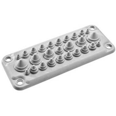 Schneider Electric Spacial Membrana kablowa wycięcie do FL21 z 27 wejściami, NSYAECPFLT25