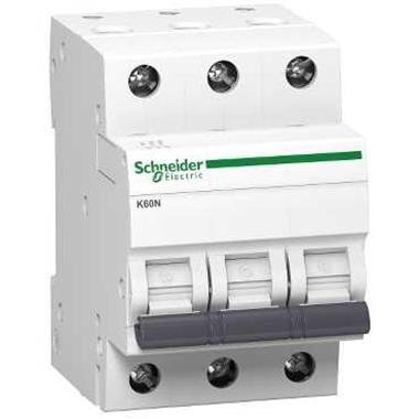 Schneider Electric Wyłącznik nadprądowy K60 K60N-C10-3 C 10A 3-biegunowy, A9K02310