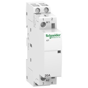 Schneider Electric Stycznik modułowy Acti9 iCT50-20-20-230 20A 2NO 50Hz 230/240 VAC, A9C22722