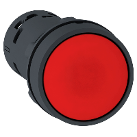 Schneider Electric Harmony XB7 Przycisk płaski czerwony z samoczynnym powrotem bez oznaczenia, XB7NA45