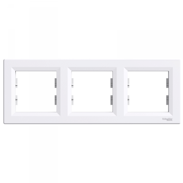 Schneider Electric Asfora, ramka 3-krotna, pozioma, biały, EPH5800321
