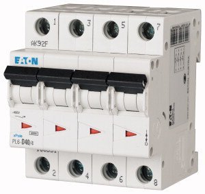 PL6-C40/4 WYŁĄCZNIK NADPRĄDOWY C 40A 4P 4M 6KA