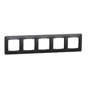 Schneider Electric, Sedna Design, Ramka 5-krotna, czarny antracyt, SDD314805