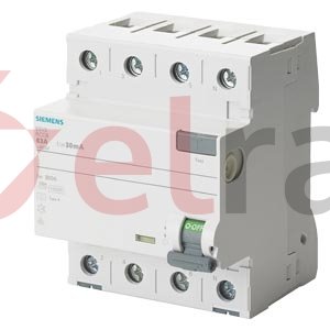 Wyłącznik różnicowoprądowy 4P 40A 0,1A Typ A 100mA 400V SENTRON 5SV3444-6